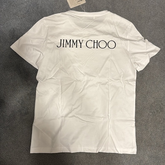 NWT Jimmy Choo Classic White Tee - Picture 2 of 4